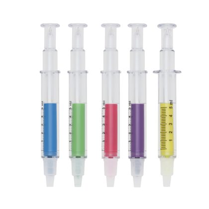 Caneta & Marca Texto Seringa - PRS006