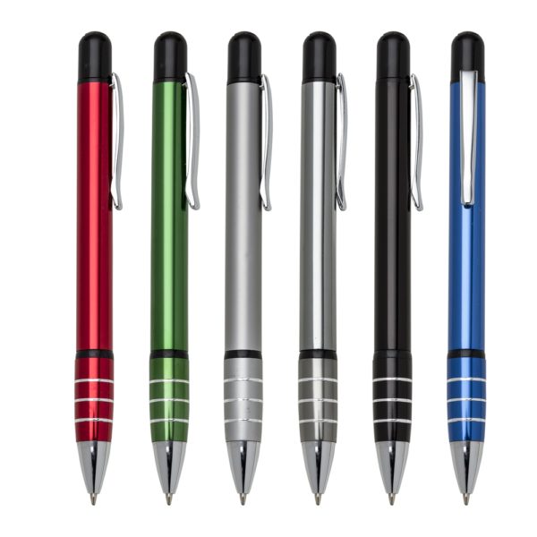 Caneta Alumínio com Marca Texto - PR200B