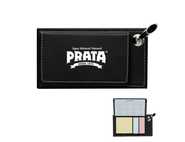 Bloco de Anotações com Porta Caneta - PR3078