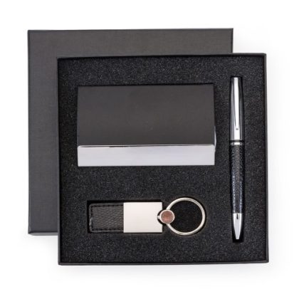 Kit Caneta, Chaveiro & Porta Cartão - PR2214
