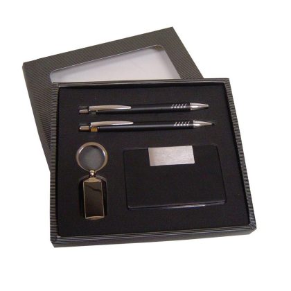 Kit Caneta, Chaveiro, Lapiseira & Porta Cartão - PR3028