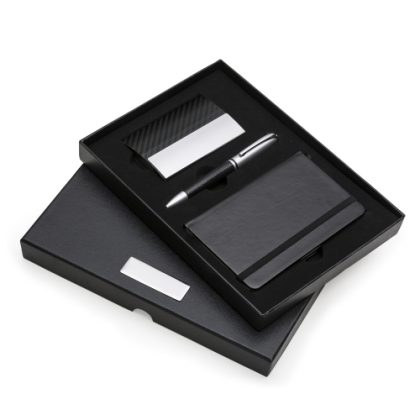 Kit Caneta, Molesquine e Porta Cartão - PR998