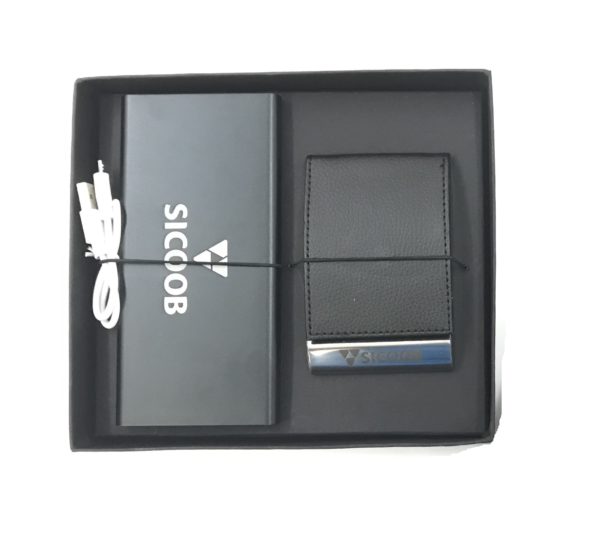 Kit Bateria Portátil e Porta Cartão - PRKITPCBT