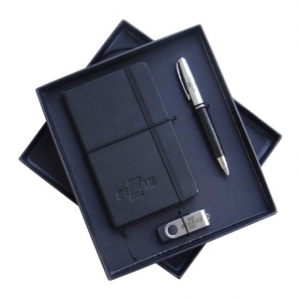 Kit Caneta, Molesquine & Pendrive - PRKT14