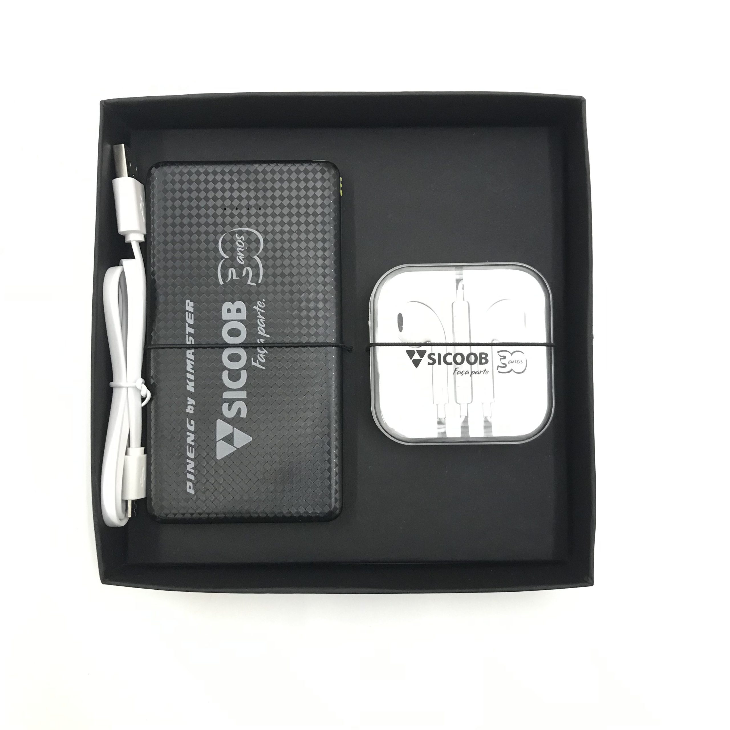 Kit Tecnologia Fone + Bateria Portátil 5.000 mAh - PRKITBAT-FO
