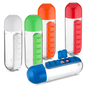 Squeeze com Porta Comprimidos - PR94644