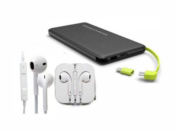 Kit Tecnologia Fone + Bateria Portátil 5.000 mAh - PRKITBAT-FO - Imagem 3