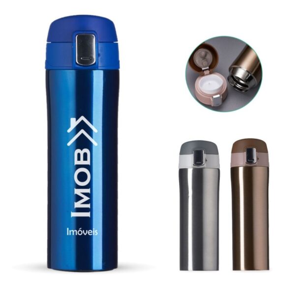 Garrafa Térmica em Inox 450 ml - PR3275