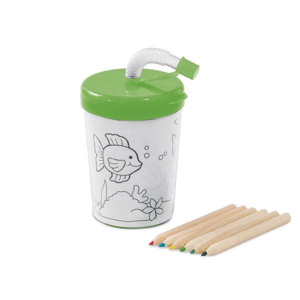 Copo com Canudo para Colorir - PR54635 - Imagem 3