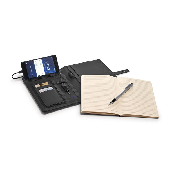 Caderno de Anotações com Powerbank - PR92075 - Imagem 2