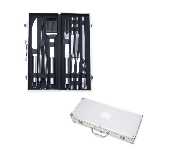 Kit Churrasco Maleta 10 Peças - PR3282