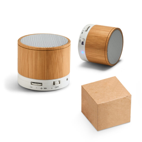 Caixa de Som de Bambu - PR97256 - Imagem 2