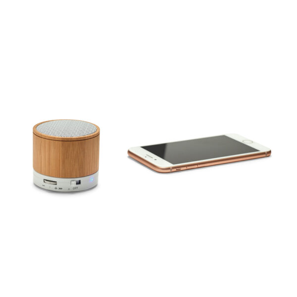 Caixa de Som de Bambu - PR97256 - Imagem 5