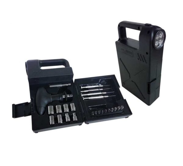 Kit Ferramentas com Lanterna 24 Peças - PR3150