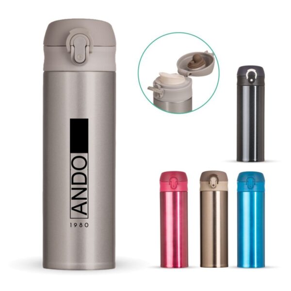 Garrafa Térmica em Inox 400 ml - PR2112