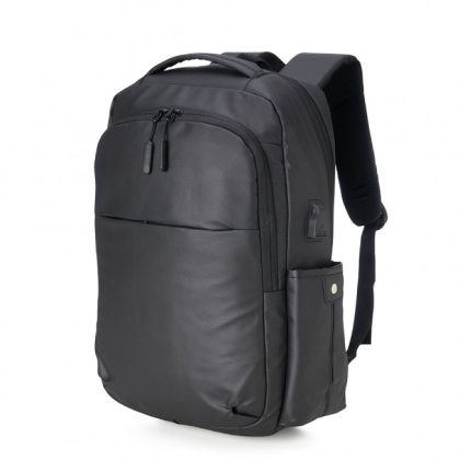 Mochila Couro Sintético USB 20 Litros - PR20061