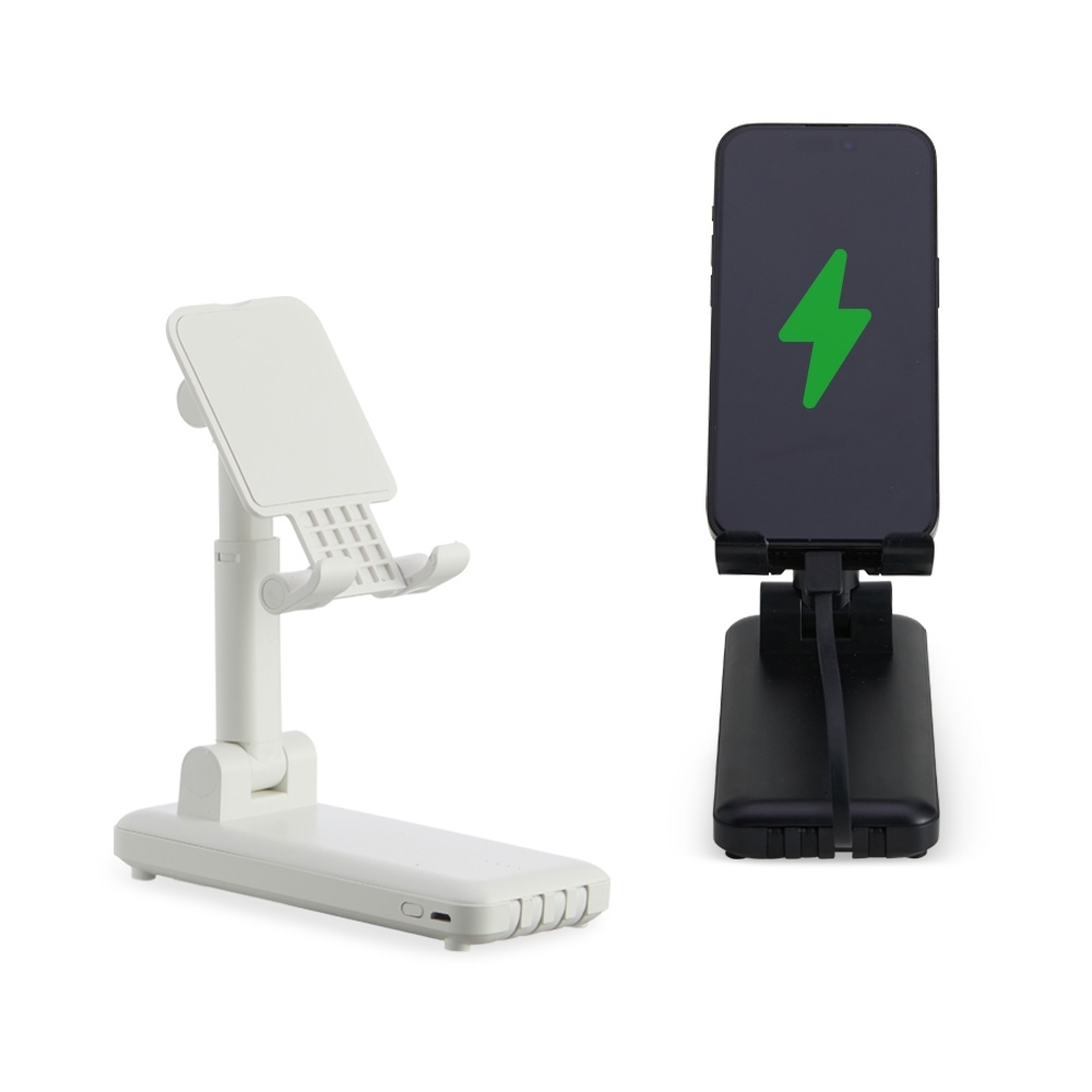 Bateria Portátil 10.000mAh Multissaídas com Suporte para Celular ou Tablet - PR5090