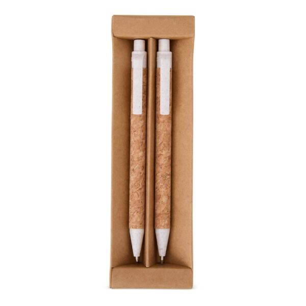 Kit Ecológico Caneta e Lapiseira Cortiça - PR6083 - Imagem 11
