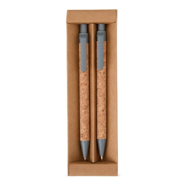 Kit Ecológico Caneta e Lapiseira Cortiça - PR6083 - Imagem 9
