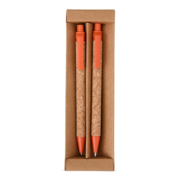 Kit Ecológico Caneta e Lapiseira Cortiça - PR6083 - Imagem 8