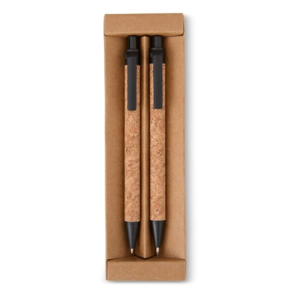Kit Ecológico Caneta e Lapiseira Cortiça - PR6083 - Imagem 7