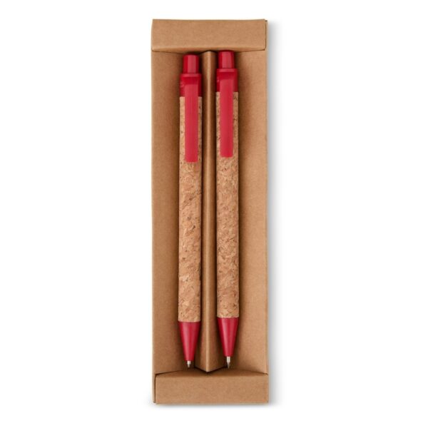 Kit Ecológico Caneta e Lapiseira Cortiça - PR6083 - Imagem 4