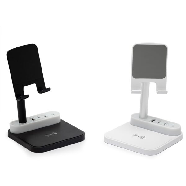 Base de Carregamento com Suporte Celular e Luminária - PR8000 - Imagem 2