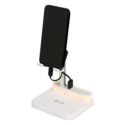 Base de Carregamento com Suporte Celular e Luminária - PR8000
