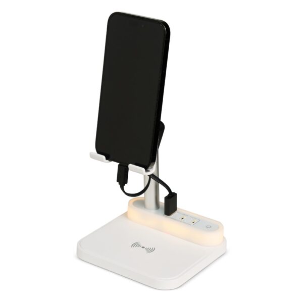 Base de Carregamento com Suporte Celular e Luminária - PR8000