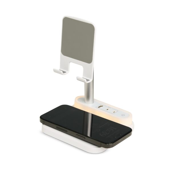 Base de Carregamento com Suporte Celular e Luminária - PR8000 - Imagem 4
