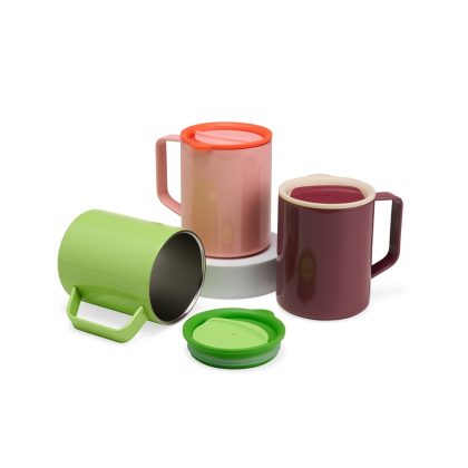 Caneca Inox Parede Dupla 270ml - PR 18869