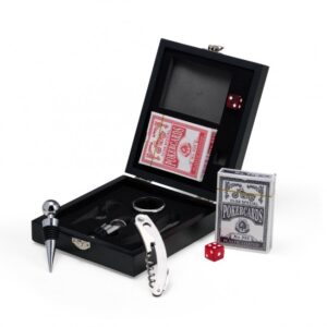 Kit Vinho com Jogo de Baralho - PR 08128