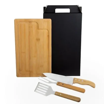 Conj. Para Churrasco com Espátula - PR MX04416