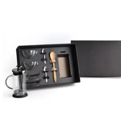 Kit Para Café Com Prensa Francesa - 8 Pçs  KT90280