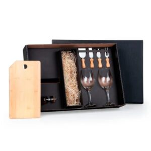 Kit Para Queijo E Vinho - 8 Pçs - PR KT90198