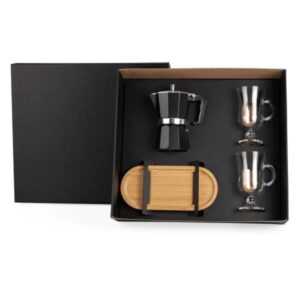 Kit Para Café Com Cafeteira Italiana - 4 Pçs - PR KT90252
