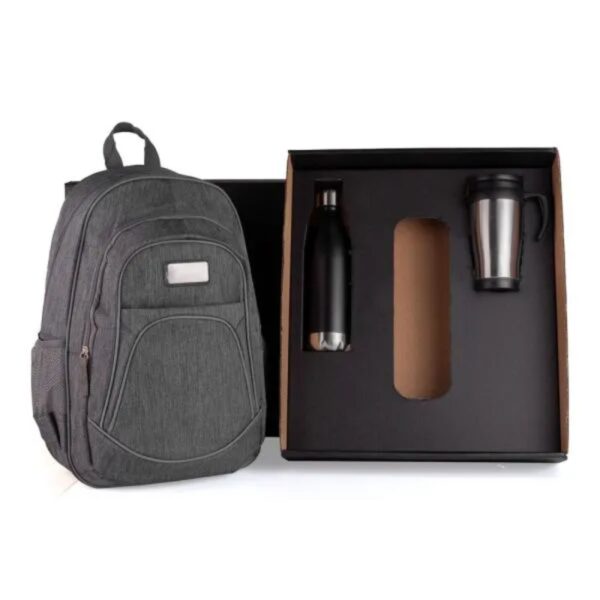 Conj. Mochila, Garrafa E Caneca - 3 Peças - PR KT9036V