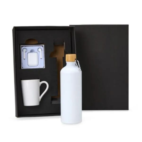 Kit Garrafa, Caneca E Fone Bluetooth - 3 Pçs - PR KT9042