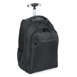 Mochila Em Polyester 600D Com Rodinha - 35L - Preta - PR MA00331