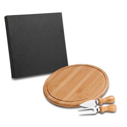 Conj. Para Queijo Em Bambu / Inox - 3 Pçs - PR PD15023
