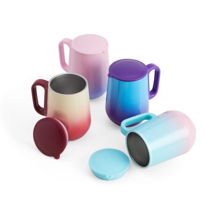 Caneca Bicolor Parede Dupla 250ml - PR 18720