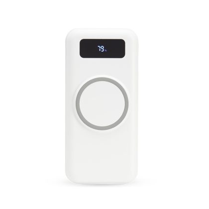 Power Bank 10.000mAh com Carregamento via Indução ou via Cabo - PR 06052
