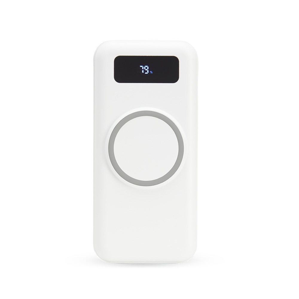 Power Bank 10.000mAh com Carregamento via Indução ou via Cabo - PR 06052