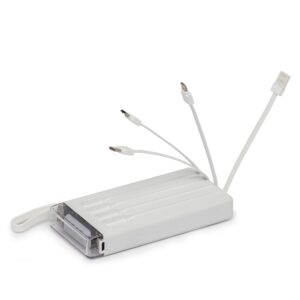 Power Bank 10.000mAh com Lanterna e Multissaídas - PR 08013