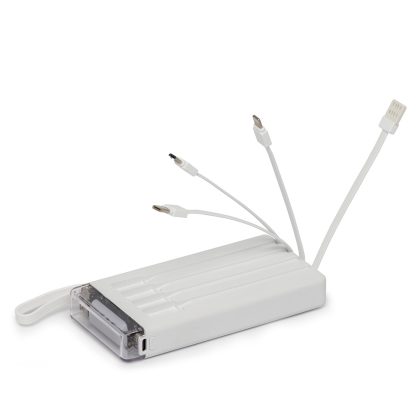 Power Bank 10.000mAh com Lanterna e Multissaídas - PR 08013