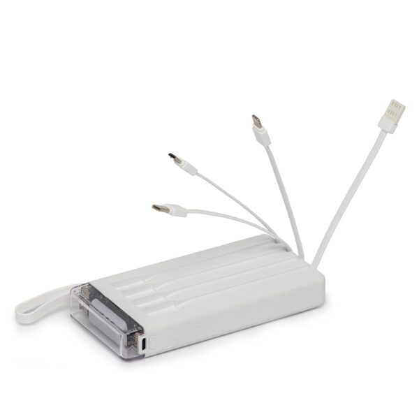 Power Bank 10.000mAh com Lanterna e Multissaídas - PR 08013