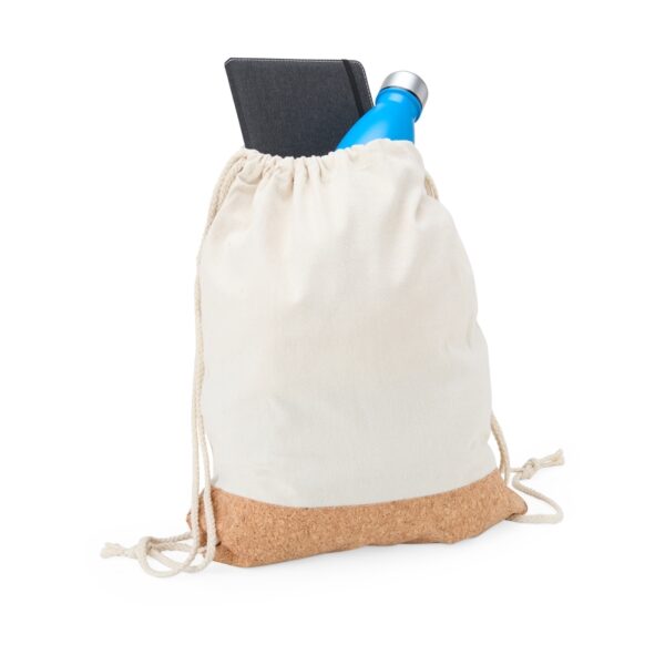 Mochila Saco de Lona e Cortiça - PR 08078