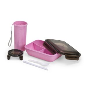 Kit Copo e Marmita Fibra de Bambu - PR 08029