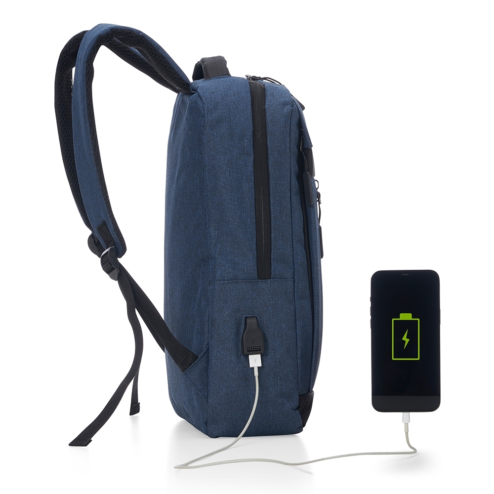 Mochila de Nylon USB 21L - PR1325 - Imagem 4