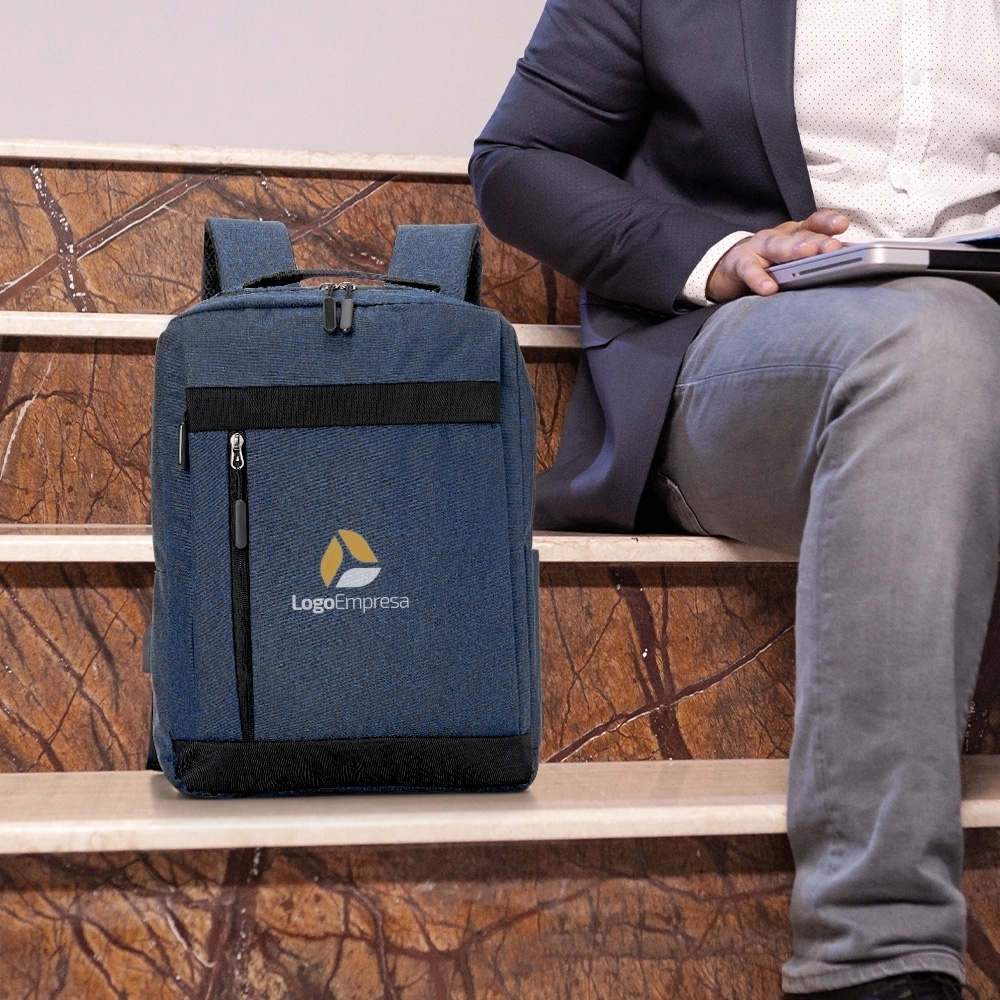 Mochila de Nylon USB 21L - PR1325 - Imagem 2